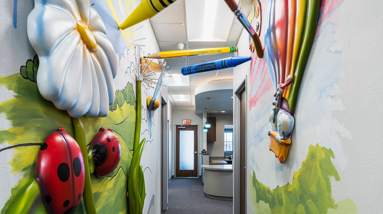 Hallway at Frisco Pediatric Dentistry